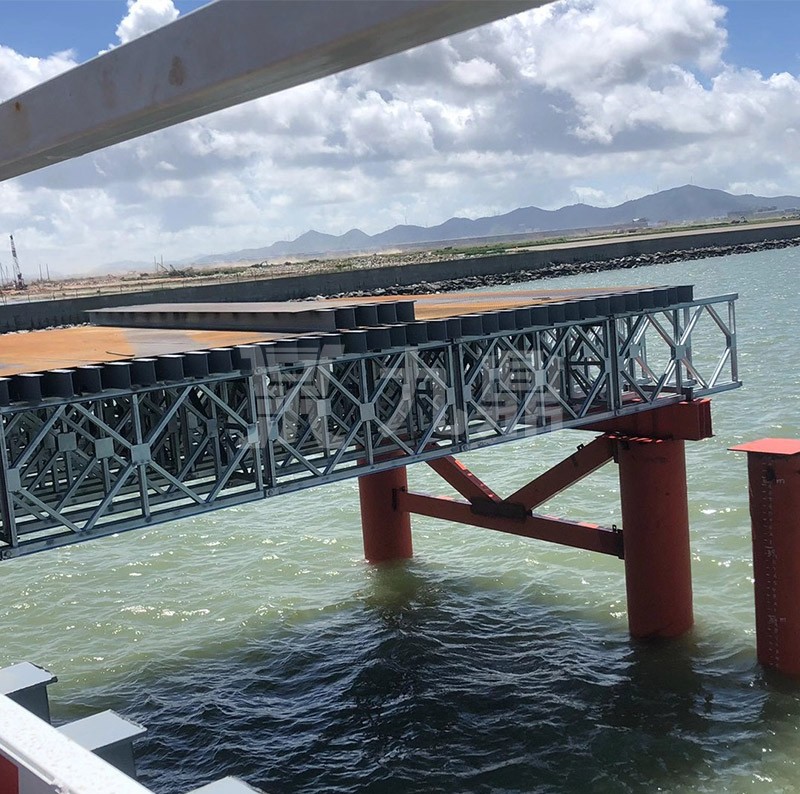 贝雷钢桥衔接拼装注意事项