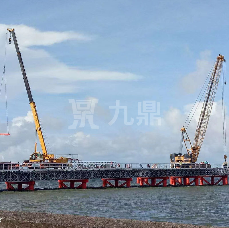 钢便桥符合设计要求